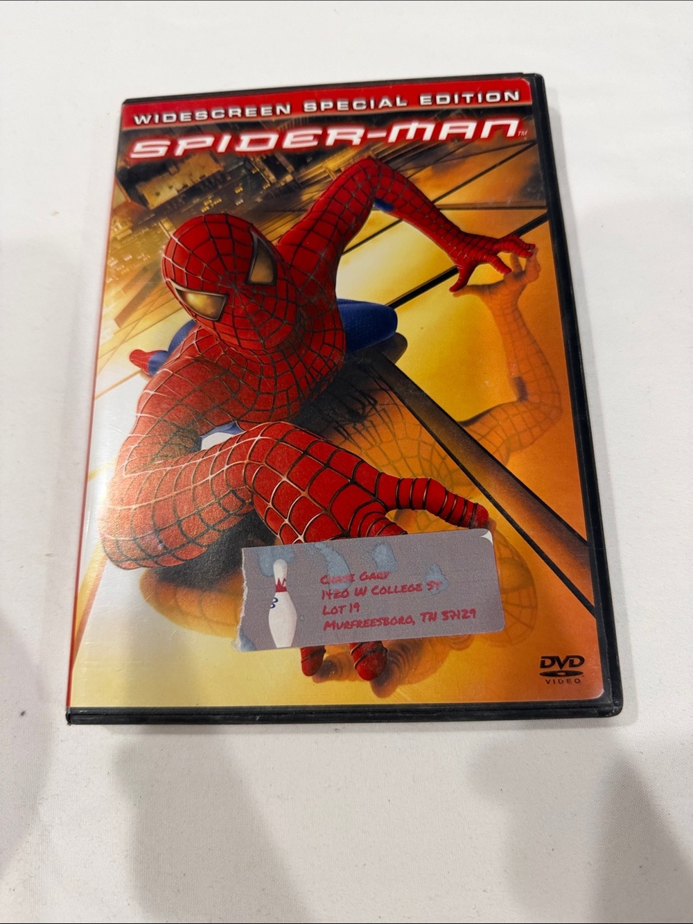Disney Spider-Man Widescreen Special Edition DVD - Red & Yellow Artwork